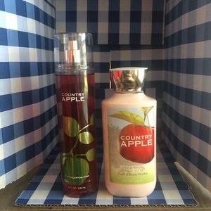 Bath and Body Works Country Apple Bundle